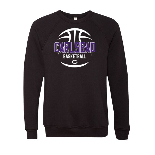 Unisex - Sponge Fleece Raglan Crewneck Sweatshirt Thumbnail