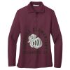 Women's Silk Touch Long Sleeve Polo Thumbnail