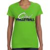 Women's V-Neck Fine Jersey Tee Thumbnail